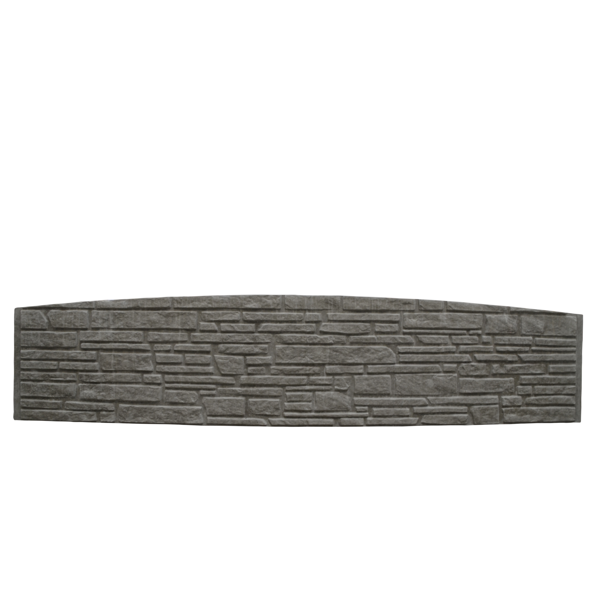 Betonzaunbogenplatte 'Standard Montana' Beton/Stahl grau 200 x 45 x 3,5 cm + product picture