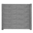 Betonzaunplatte 'Standard Stein' glatt 200 x 38,5 x 3,5 cm grau