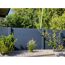 Betonzaunplatte 'Standard Stein' glatt 200 x 38,5 x 3,5 cm grau