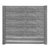 Sockelplatte 'Standard' 200 x 38,5 x 3,5 cm grau