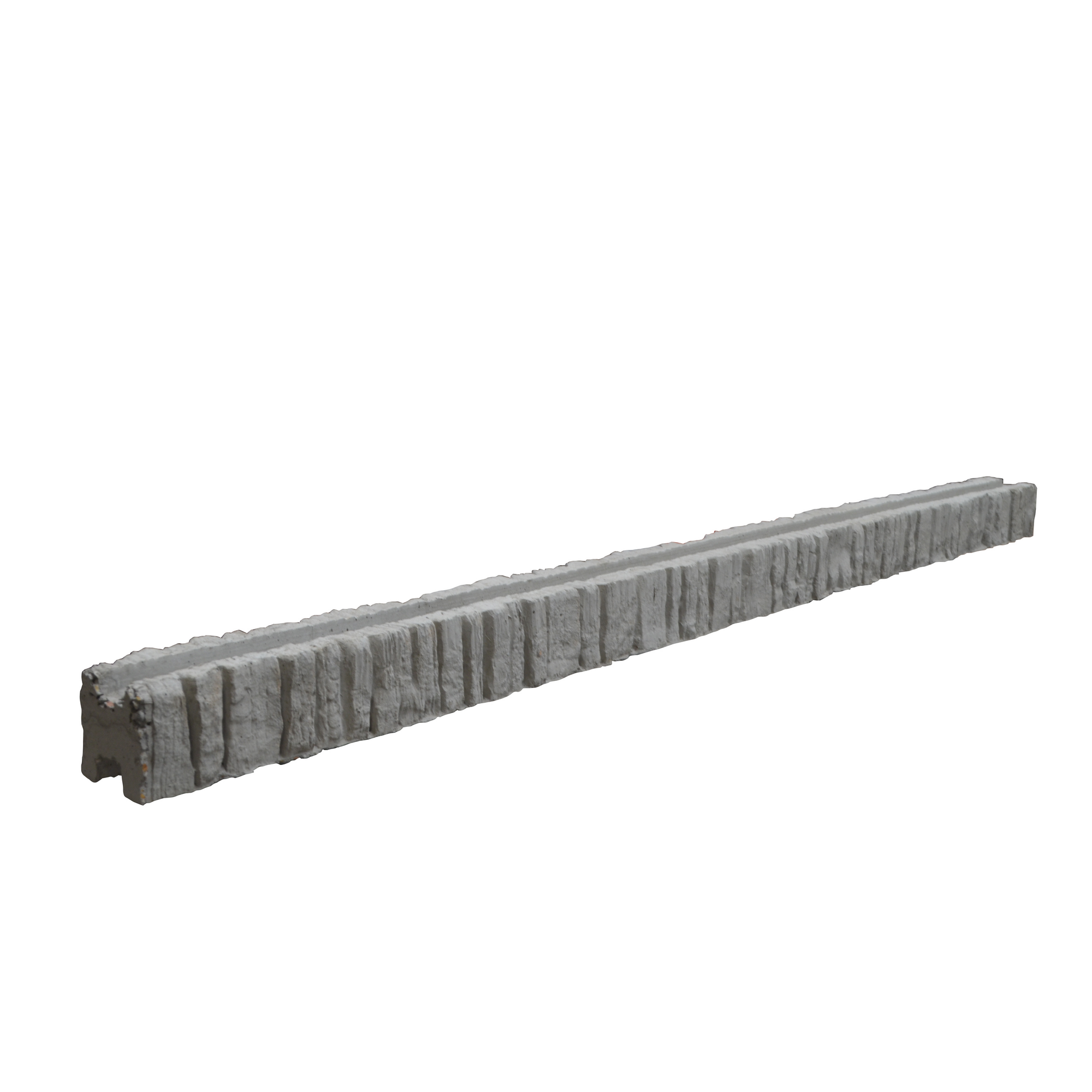 Beckers Betonzaun Zwischenpfosten 'Mediterran Nostalgie' 12,5 x 12 x 305 cm grau