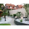 Betonzaunplatte 'Mediterran Nostalgie' Beton/Stahl grau 144 x 30 x 4 cm