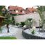 Betonzaunplatte 'Mediterran Nostalgie' Beton/Stahl grau 144 x 30 x 4 cm