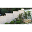 Verkleinertes Bild von Betonzaunplatte 'Mediterran Nostalgie' Beton/Stahl grau 144 x 30 x 4 cm