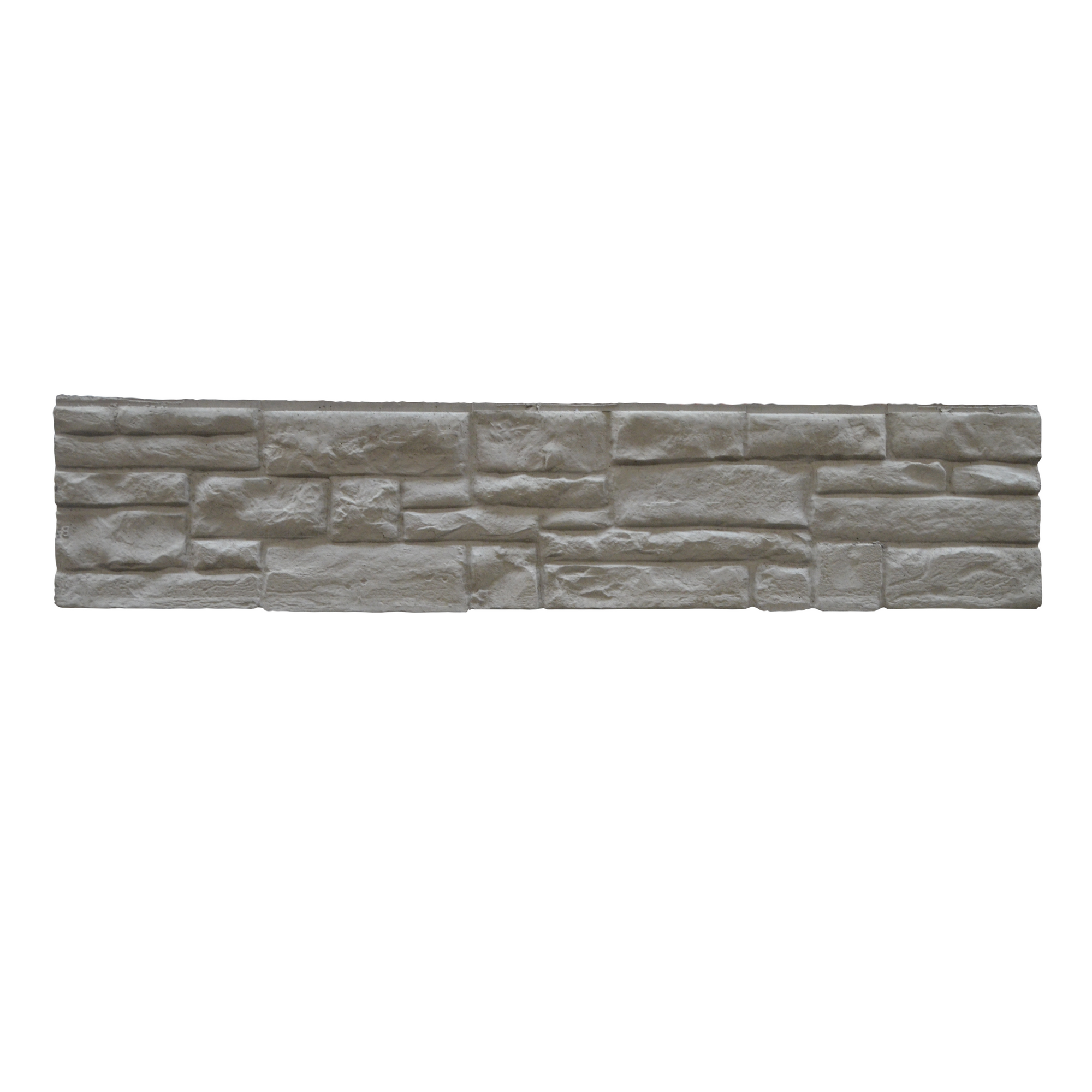 Betonzaunplatte 'Mediterran Rockstone' 144 x 30 x 4 cm grau + product picture