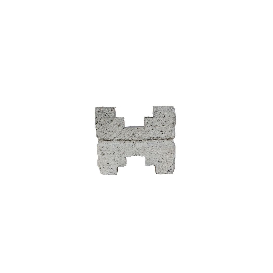 Graue Z-Kappe aus Beton
