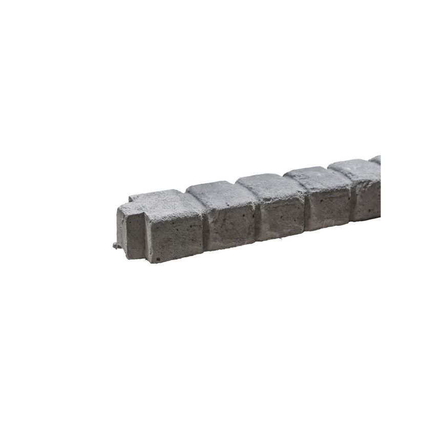 Grauer Beton Palisadenstein