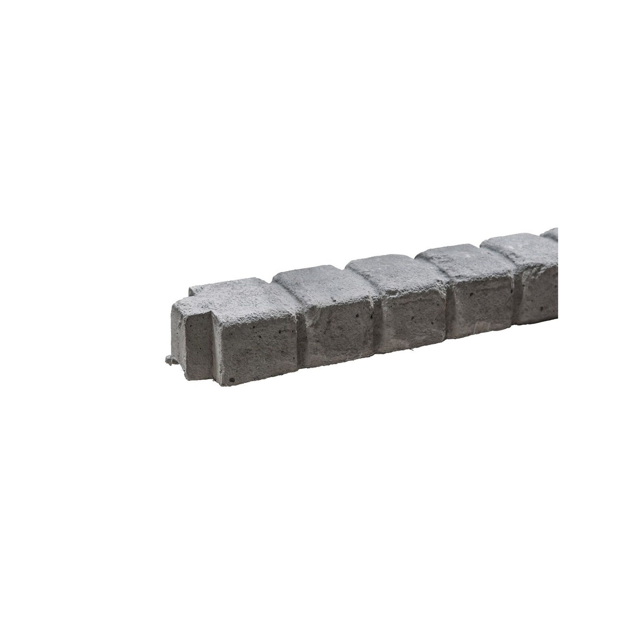 Grauer Beton Palisadenstein