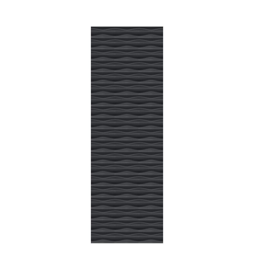Schwarze Wandverkleidung FLOW Rechteck