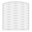 Verkleinertes Bild von Zaunelement 'Longlife Romo' gebogen weiß 180 x 196 cm