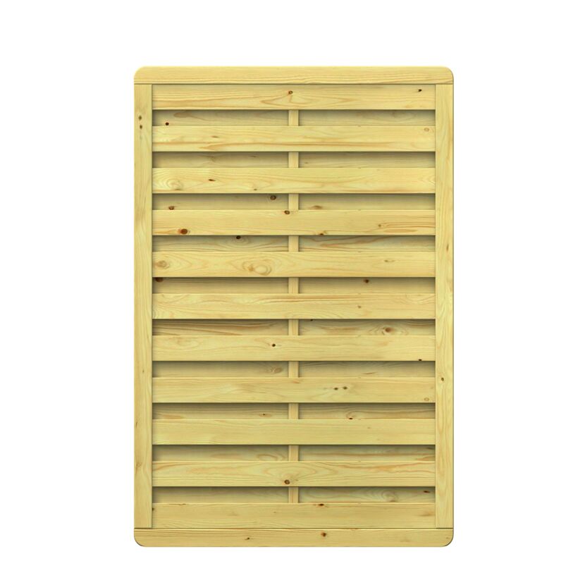 Holz-Sichtschutzwand XL Rechteck 119 x 179 cm