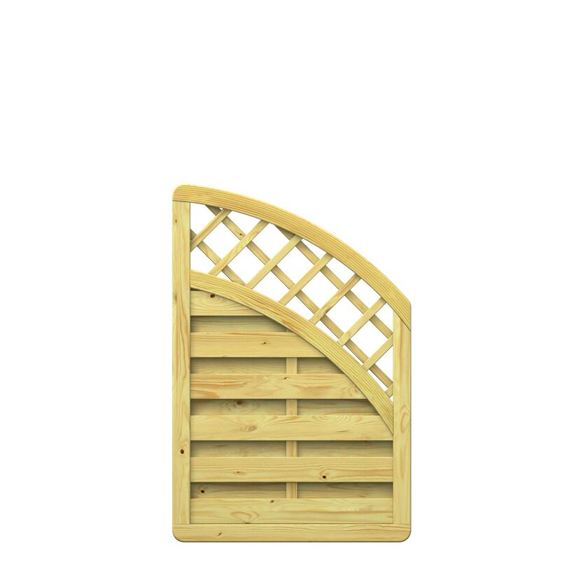 Holz-Anschlusselement mit Gitter