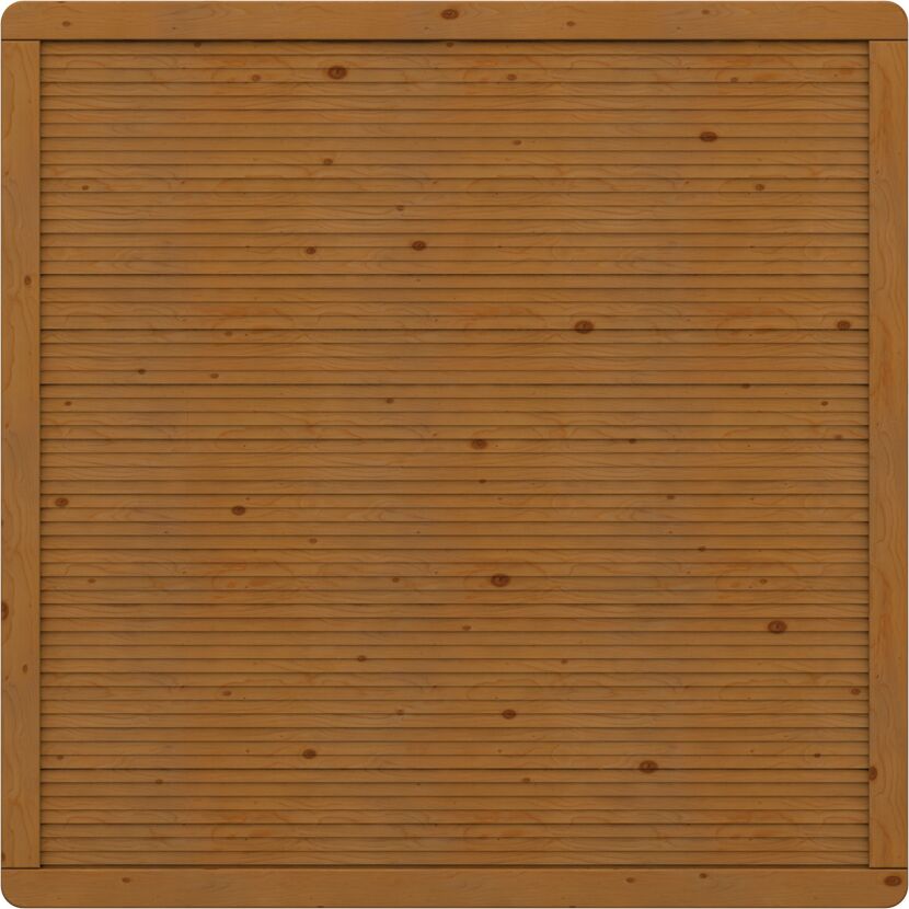 Holzrollo ARZAGO braun