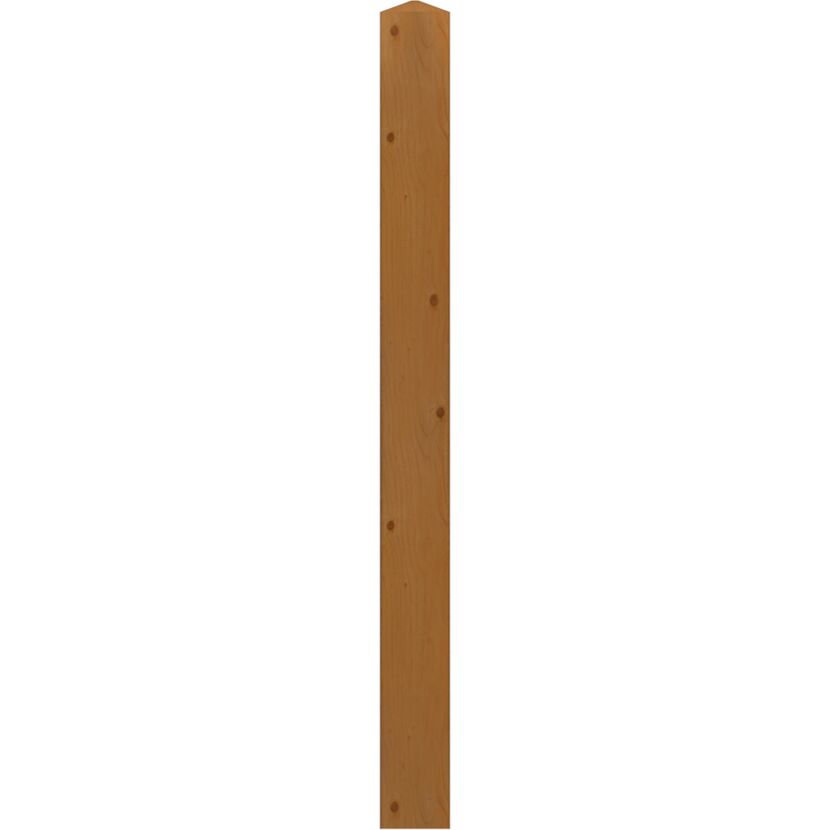 Holzpfosten mit Diamantkopf