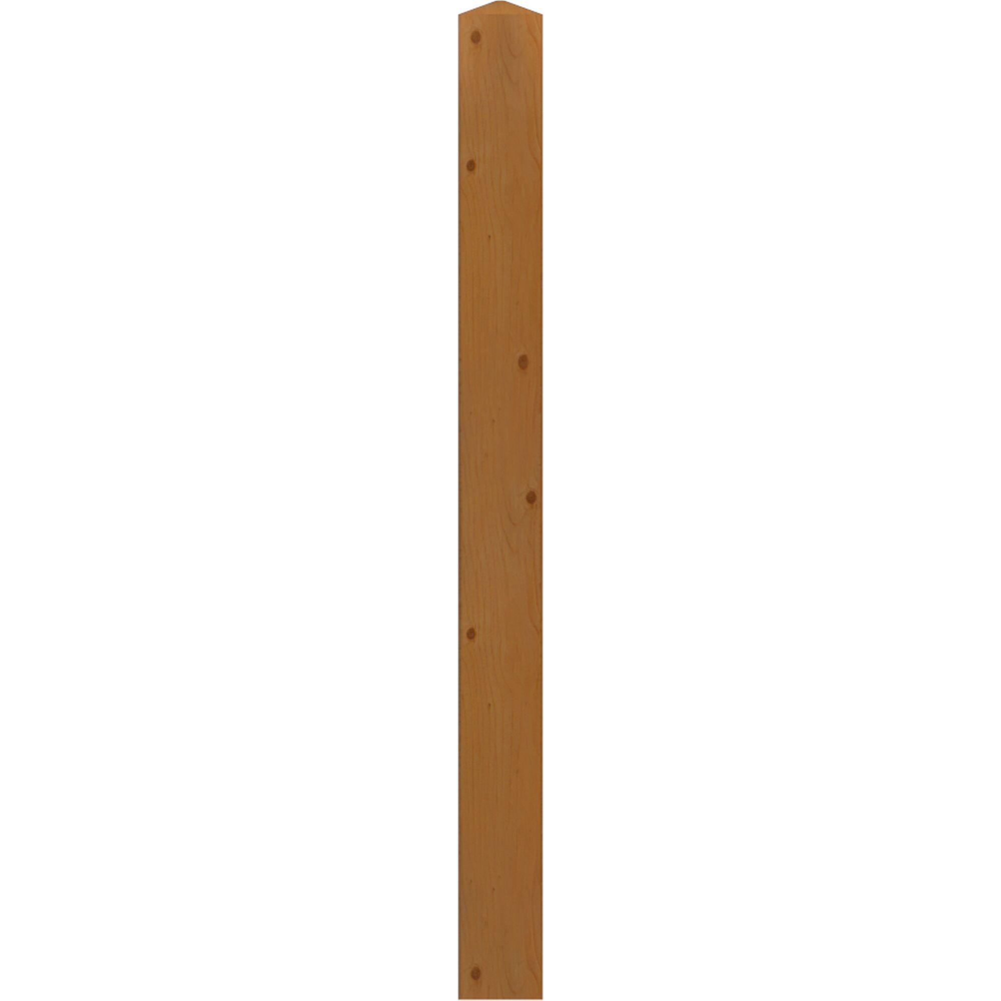 Holzpfosten mit Diamantkopf