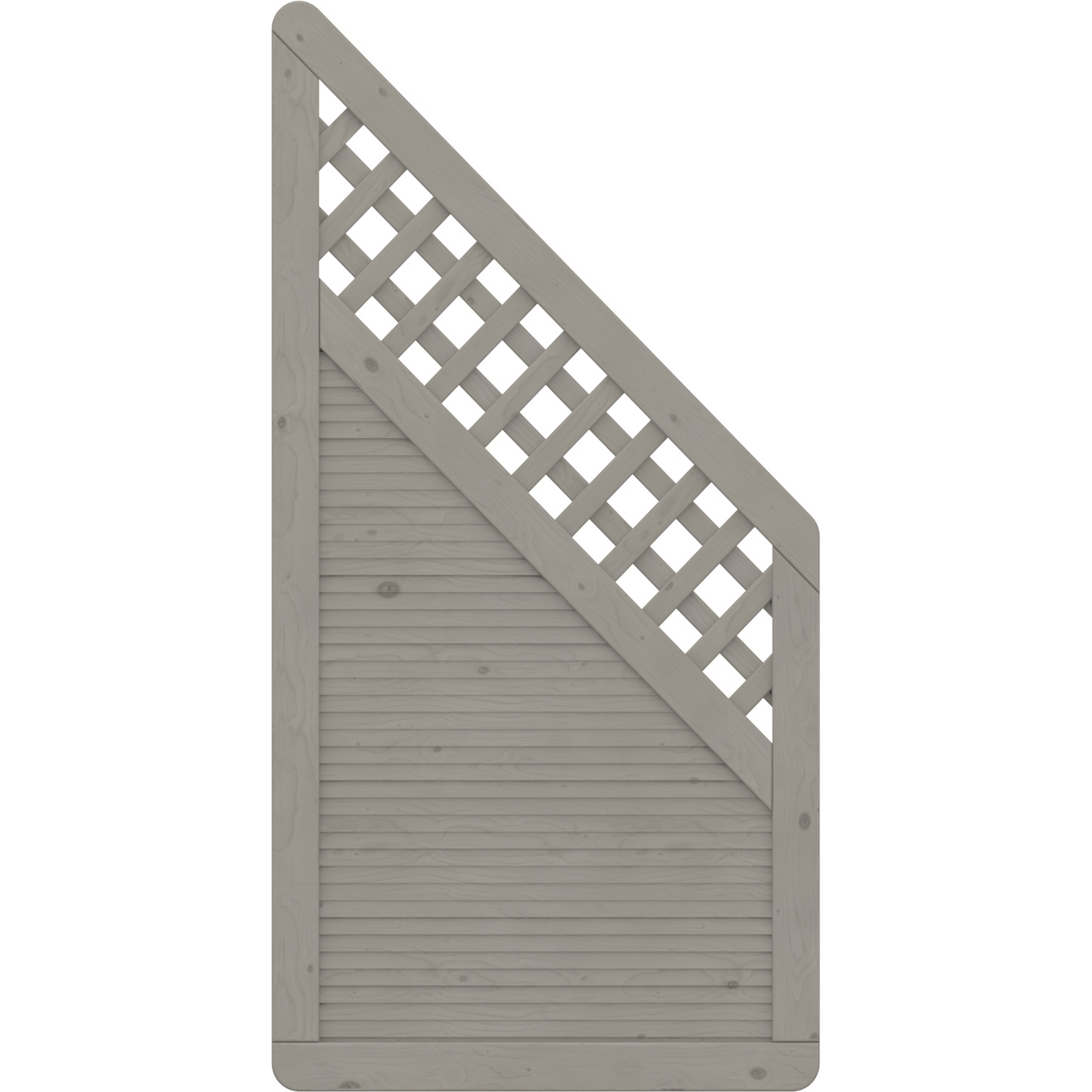 Zaunelement 'Arzago' mit Gitter grau 90 x 179 auf 90 cm + product picture