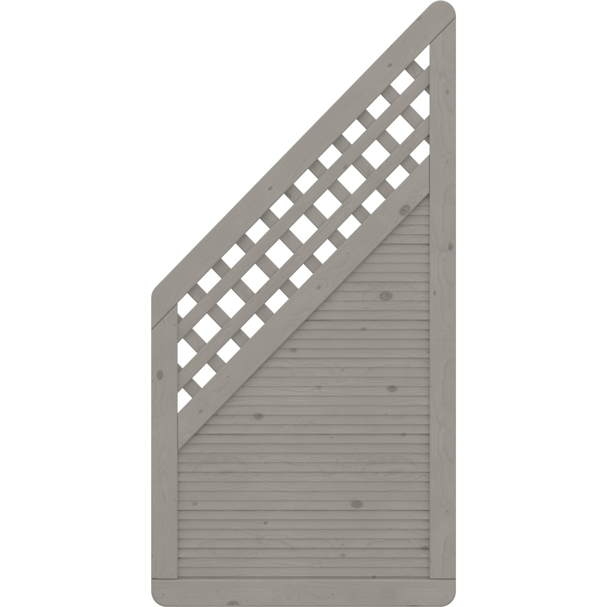 Zaunelement 'Arzago' mit Gitter grau 90 x 179 auf 90 cm + product picture