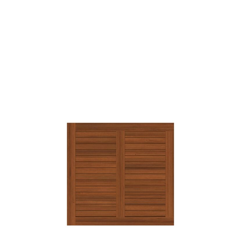 Braune Holz-Jalousien