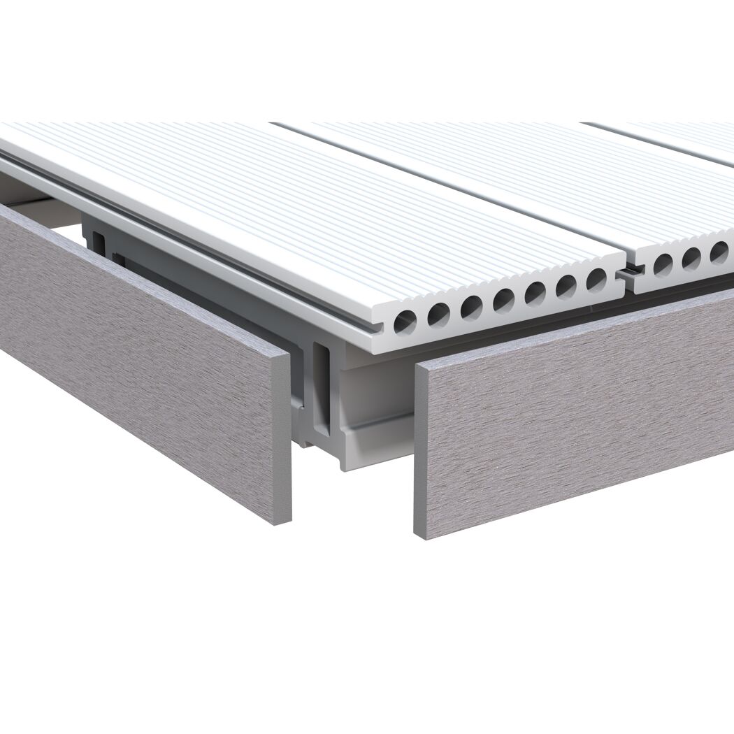WPC-Diele DreamDeck anthrazit mit Unterkonstruktion