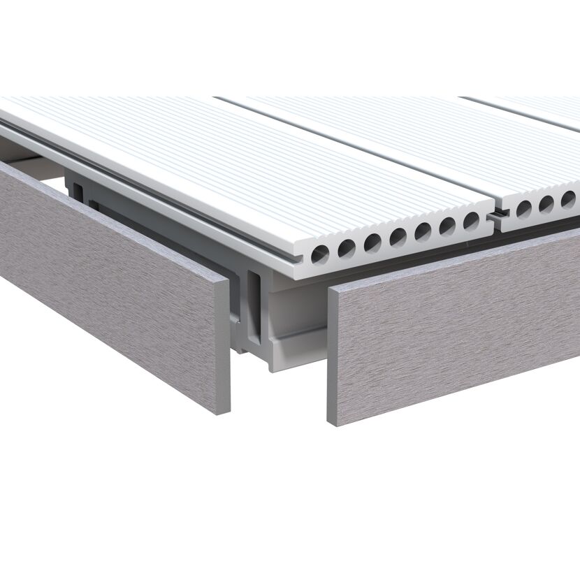 WPC-Diele DreamDeck anthrazit mit Unterkonstruktion