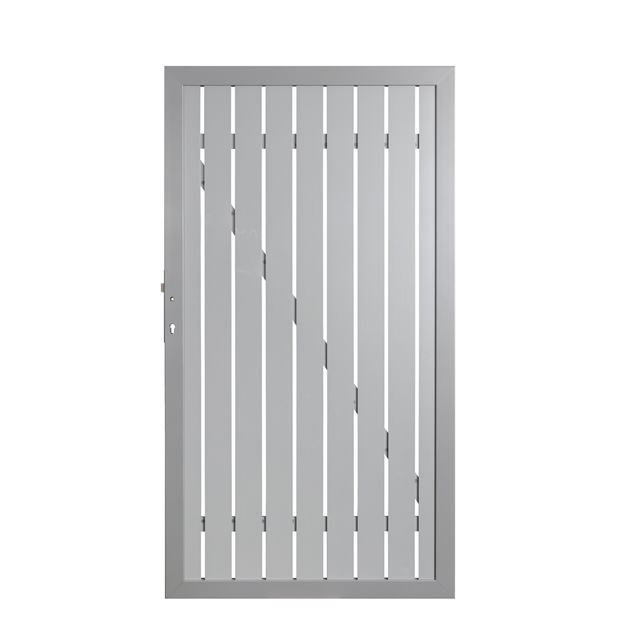 Graues Aluminium-Tor SQUADRA