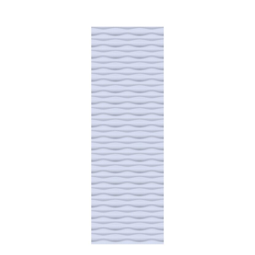 Zaunelement 'System Flow' gelocht silber 60 x 180 cm