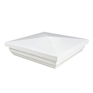 Pfostenkappe für Sichtschutzzaun 'Gala' weiß 12,7 x 12,7 cm