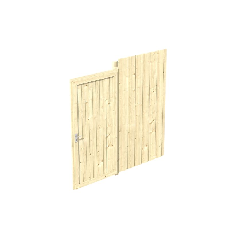 Seitenwand mit Tür