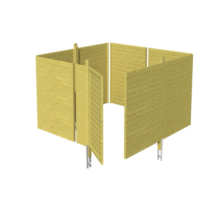 Carport-Abstellraum 'C2' 314 x 317 cm