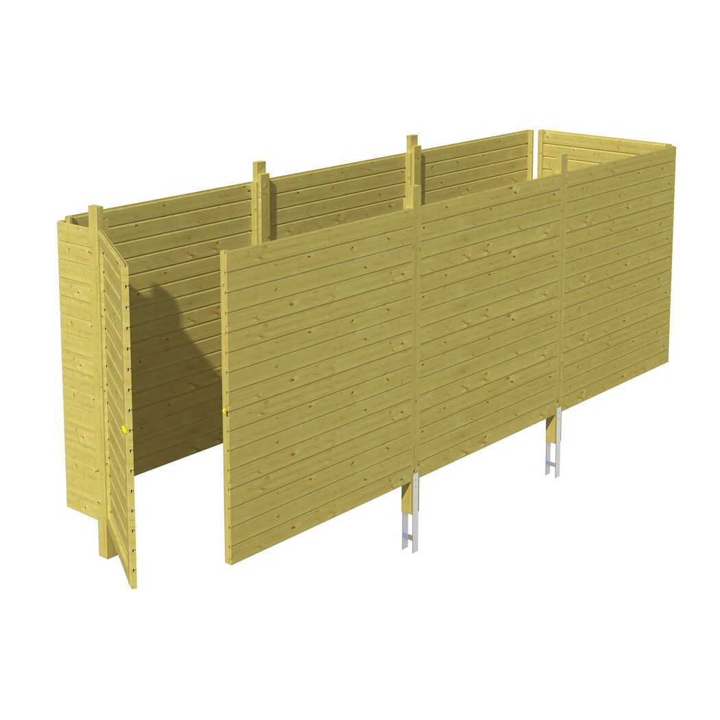 Carport-Abstellraum 'C5' 573 x 164 cm