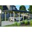 Carport 'Spreewald' schwarze Blende  345 x 741 cm imprägniert