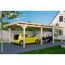 Einzelcarport 'Emsland' 404 x 846 cm unbehandelt