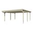 Doppelcarport 'Emsland' 613 x 604 cm unbehandelt
