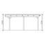 Doppelcarport 'Emsland' 613 x 604 cm unbehandelt