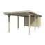 Holzcarport mit Schuppen