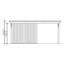 Technischer Bauplan eines Carports