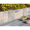 Palisade 'T-Fence Solid' Beton muschelkalkfarben 15 x 30 x 4,5 cm