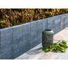 Palisade 'T-Fence Solid' Beton anthrazit 15 x 30 x 4,5 cm