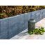 Palisade 'T-Fence Solid' Beton anthrazit 15 x 30 x 4,5 cm