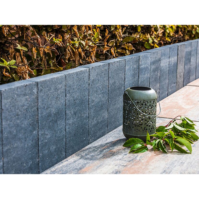 Palisade 'T-Fence Solid' Beton anthrazit 15 x 30 x 4,5 cm