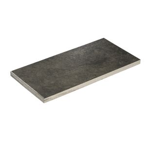 Terrassenplatte 'T-Court Timber XL' 400 x 40 x 800 mm braun-schwarz
