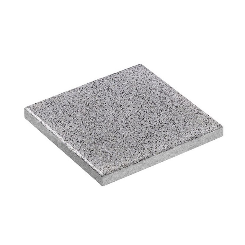 Terrassenplatte 'T-Court Sleek' Beton grau 40 x 40 x 4 cm