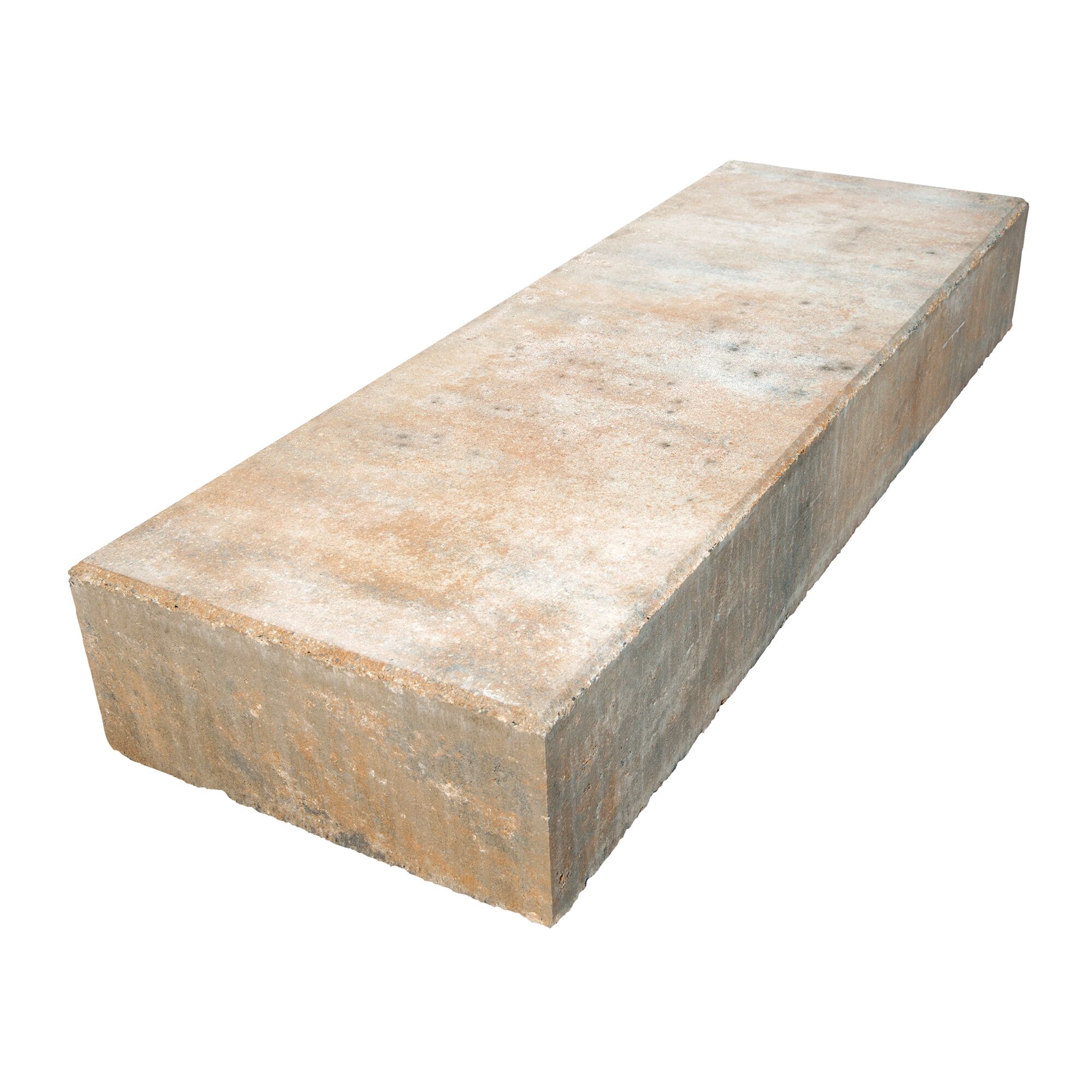 Blockstufe 'T-Stair Solid' in Muschelkalkfarbe