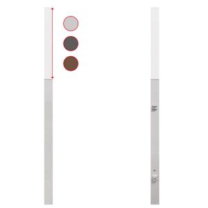 Torpfosten für Einzeltor 'System' 8 x 8 x 255 cm 2er-Set