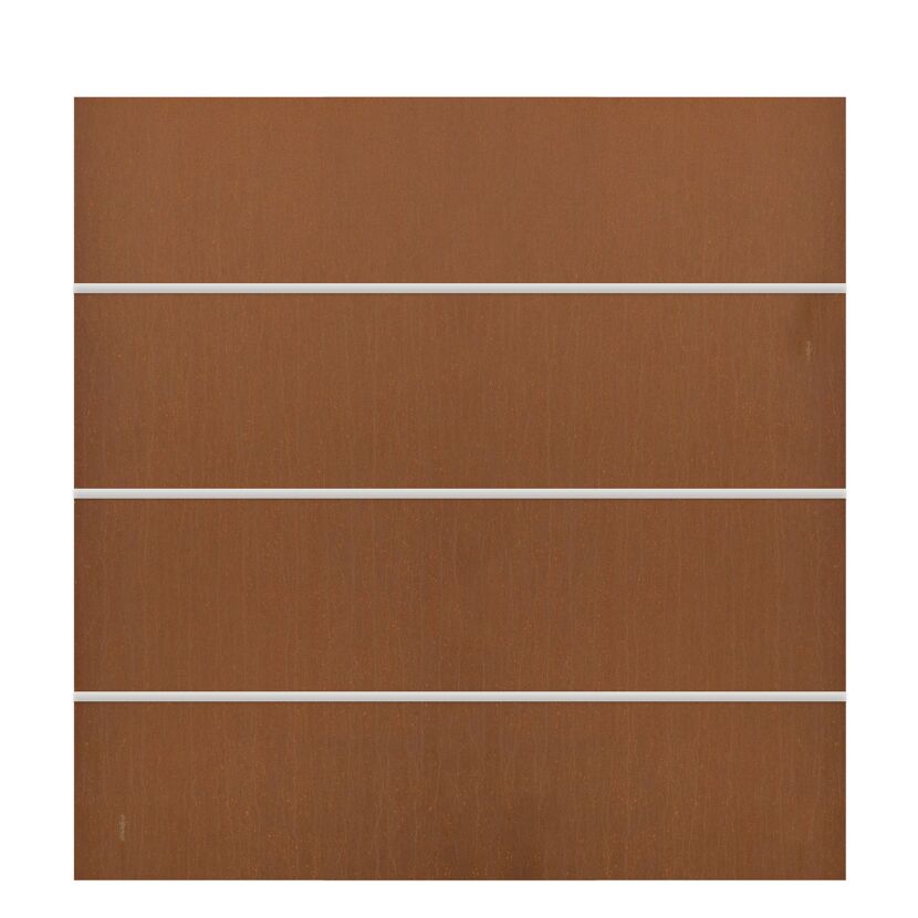Rostfarbener Zaun BOARD XL