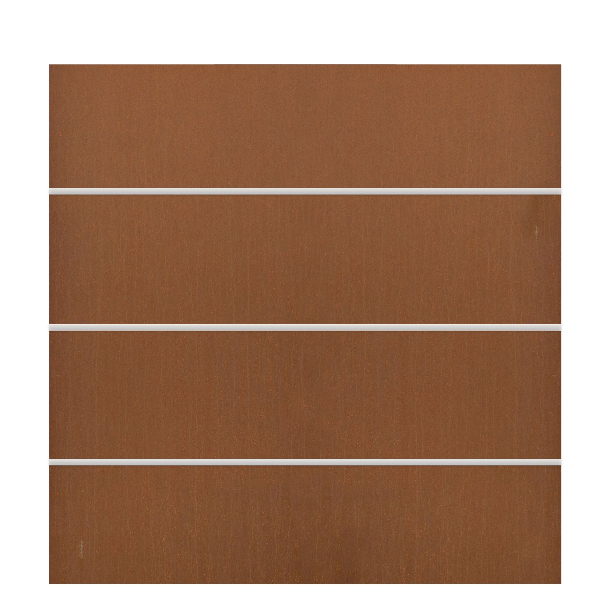 Rostfarbener Zaun BOARD XL