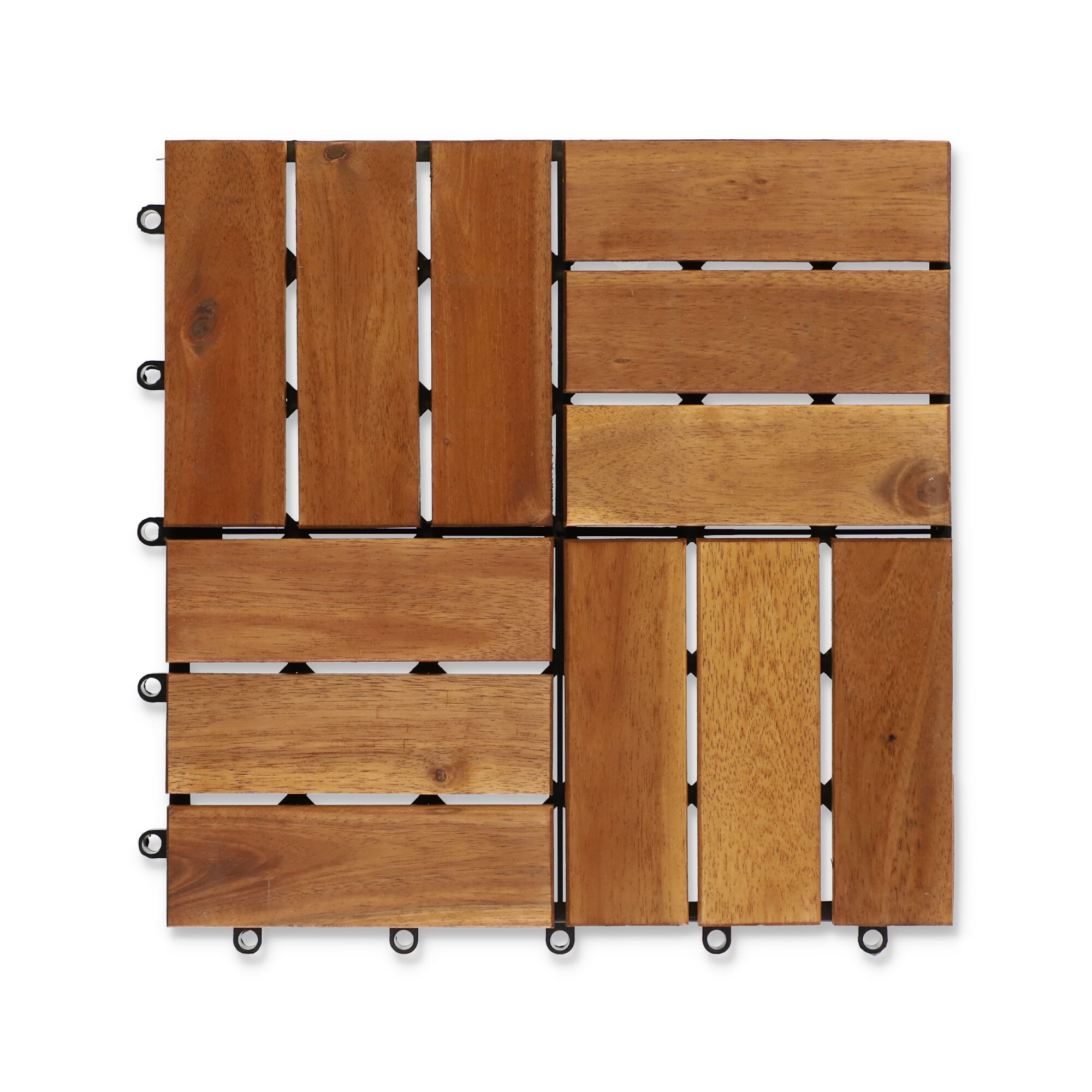 Akazienholz Klickfliese