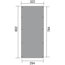 Verkleinertes Bild von Einzelcarport '617' Gr. 3, 802 x 322 cm ohne Dacheindeckung, kieferfarben
