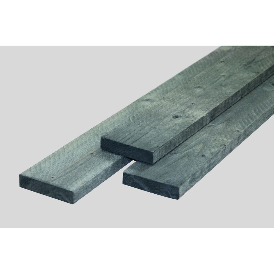 Konstruktionsholz Fichte sägerau grau imprägniert 23 x 100 x 3000 mm