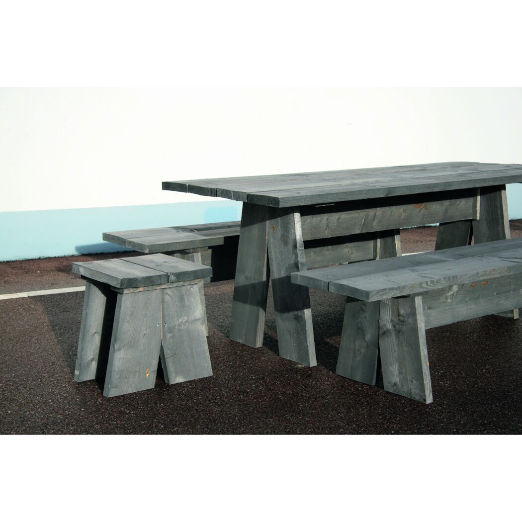 Konstruktionsholz Fichte sägerau grau imprägniert 23 x 100 x 3000 mm